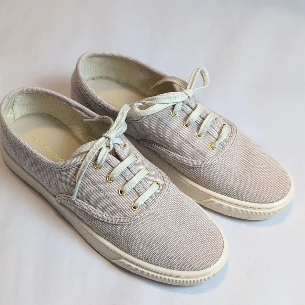 Tuckernuck Wheat Canvas Bea Sneakers Size 7 NWOT